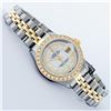 Image 3 : Rolex Ladies 2 Tone 14K MOP String Diamond Datejust Wristwatch