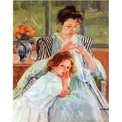 Mary Cassatt - Young Mother Sewing