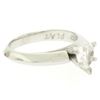 Image 9 : Platinum 0.66 ctw GIA Prong Set Heart Brilliant Diamond Solitaire Engagement Rin