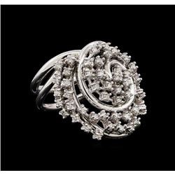 14KT White Gold 0.62 ctw Diamond Ring