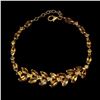 Image 2 : Natural 8x4mm Yellow Citrine 71.41 Ct Bracelet