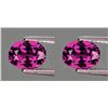 Image 1 : Natural Pinkish Purple Rhodolite Garnet Pair 7x5 MM
