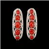 Image 1 : Natural Italian Red Coral Earrings