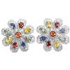 Image 1 : Natural Fancy Color Sapphire 41 Carats Earrings