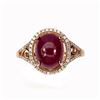 Image 1 : Genuine Oval Red Ruby 10x8 MM Ring