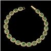 Image 1 : Natural Top Rich Green  Emerald Bracelet