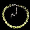Image 1 : Natural  Rich Green Peridot 69 Cts Bracelet