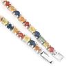 Image 3 : Natural MULTI COLOR SAPPHIRE 62 Ct Bracelet