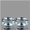 Image 1 : Natural Light Sky Blue Aquamarine Pair 8x5 MM - FL