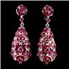 Image 1 : Natural Stunning Red Ruby Earrings