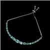 Image 2 : Natural Oval Apatite 8x6 MM Bracelet