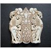 Image 1 : Old China White jade hand-carved phoenix Pendant