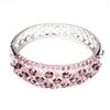 Image 3 : Natural Ruby & Pink Raspberry Rhodolite Garnet Bangle