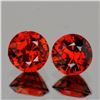 Image 1 : Natural Mandarin Orange Spessartite Pair 5.30 mm - VVS