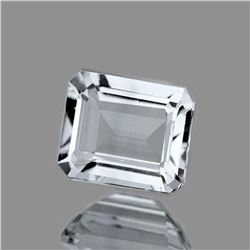 NATURAL VERY LIGHT BLUE AQUAMARINE 8.5x6.5 MM