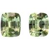 Image 1 : Natural Light Green Tea Amethyst Pair 26.75 Ct - FL