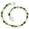 Image 1 : NATURAL CHROME DIOPSIDE PERIDOT & TOURMALINE BRACELET