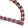Image 3 : NATURAL AAA PURPLE AMETHYST &  RUBY NECKLACE