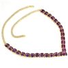 Image 4 : NATURAL AAA PURPLE AMETHYST &  RUBY NECKLACE
