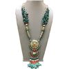 Image 1 : Tibet Hand Made Turquoise & Coral Necklace