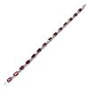 Image 2 : Natural  7x5mm Rhodolite Garnet Bracelet