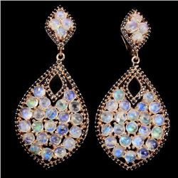 NATURAL 11X9 MM.  ORANGISH YELLOW CITRINE Earrings