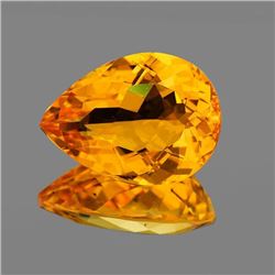 Natural Golden Orange Citrine 16x12 MM - [Flawless-VVS]