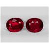 Image 1 : Natural Pigeon Blood Burma  Ruby Pair 5.5x4.5 MM