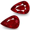 Image 1 : Natural Pigeon Blood Burma  Ruby Pair 5x4 MM