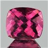 Image 1 : Natural Cushion Checker Raspberry Pink Rhodolite Garnet