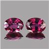 Image 1 : Natural AAA Raspberry Pink Rhodolite Garnet  Pair - FL