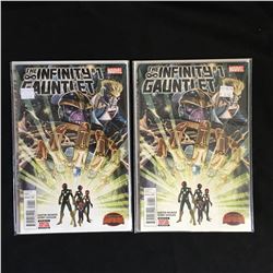 THE INFINITY GAUNTLET #1 COMIC BOOK LOT (MARVEL COMICS)