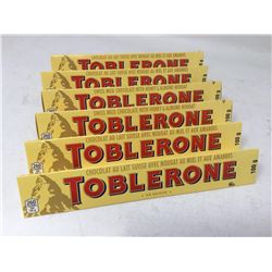 Toblerone Milk Chocolate Nougat Bars (6 x 100g)