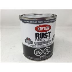 Krylon Rust Protector Gloss Enamel- Gloss Smoke Gray (946ml)