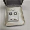 Image 2 : 10K Yellow Gold Cubic Zirconia(6.5 MMct) Earrings, Made in Canada, Suggested Retail Value $240 (Esti