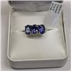 Image 1 : 10K White Gold Tanzanite(3.1ct) Ring, Made in Canada, Appraised Retail $2645 (Estimated Selling Pric