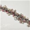 Image 3 : Silver Fresh Water Pearl Rose Quartz Bracelet, Custom Designed in Canada, Suggested Retail Value $20
