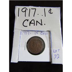 1917 CANADA LARGE PENNY