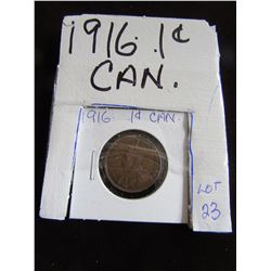 1916 CANADA LARGE PENNY