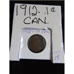 1912 CANADA LARGE PENNY