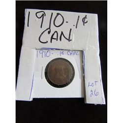 1910 CANADA LARGE PENNY