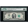 Image 1 : 1976 $2 Kansas City Federal Reserve STAR Note PMG 66EPQ