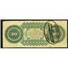 Image 2 : 1873 $20 Columbia South Carolina Note