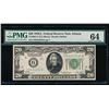 Image 1 : 1928A $20 Atlanta Federal Reserve Note PMG 64