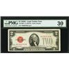 Image 1 : 1928G $2 Legal Tender STAR Note PMG 30