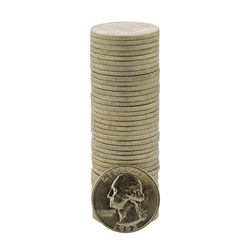 Roll of (40) Brilliant Uncirculated 1963-D Washington Quarter Coins