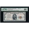 Image 1 : 1929 $5 Harrisburg National Bank Note PMG 66EPQ