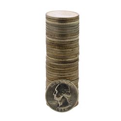 Roll of (40) Brilliant Uncirculated Mixed Date 1964 and Earlier Washington Quarter Coins