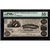 Image 1 : 1861 $10 Confederate States of America Note PMG 55EPQ