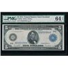 Image 1 : 1914 $5 Cleveland Federal Reserve Bank Note PMG 64EPQ